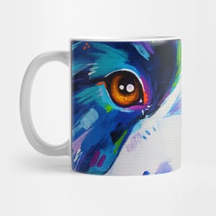 Border Collie Dog Close Up Mug